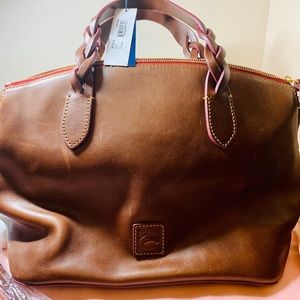 New Brown Dooney Satchel